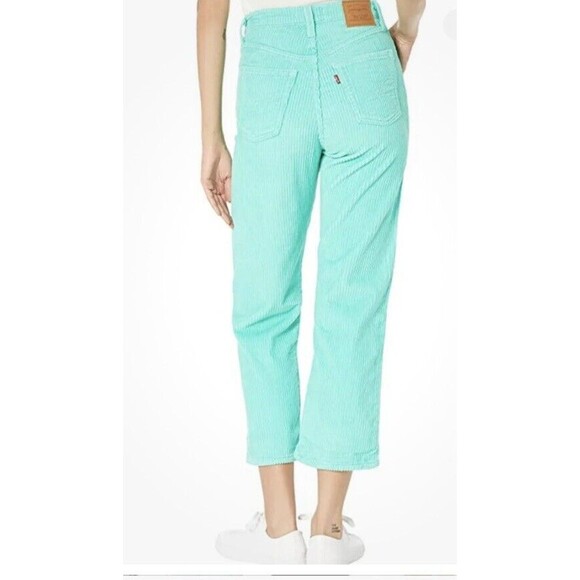 Levis Ribcage Straight Ankle Corduroy Jeans Size 29 #C1 - Picture 4 of 5